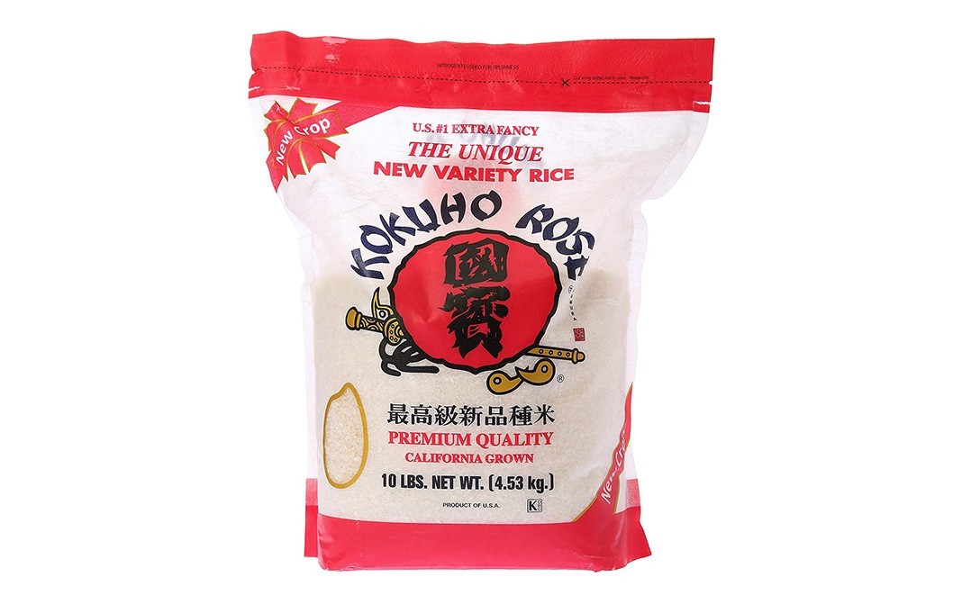 Kokuho Rose Rice    Pack  4.53 kilogram